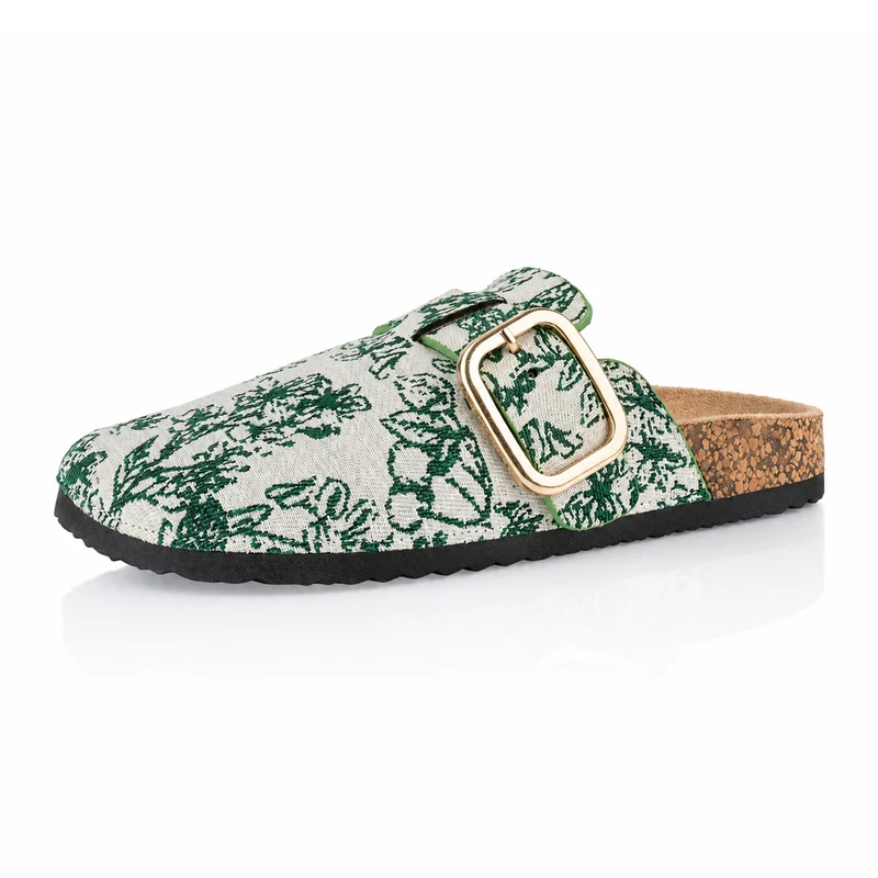Pantoffeln mit Kork-Fußbett