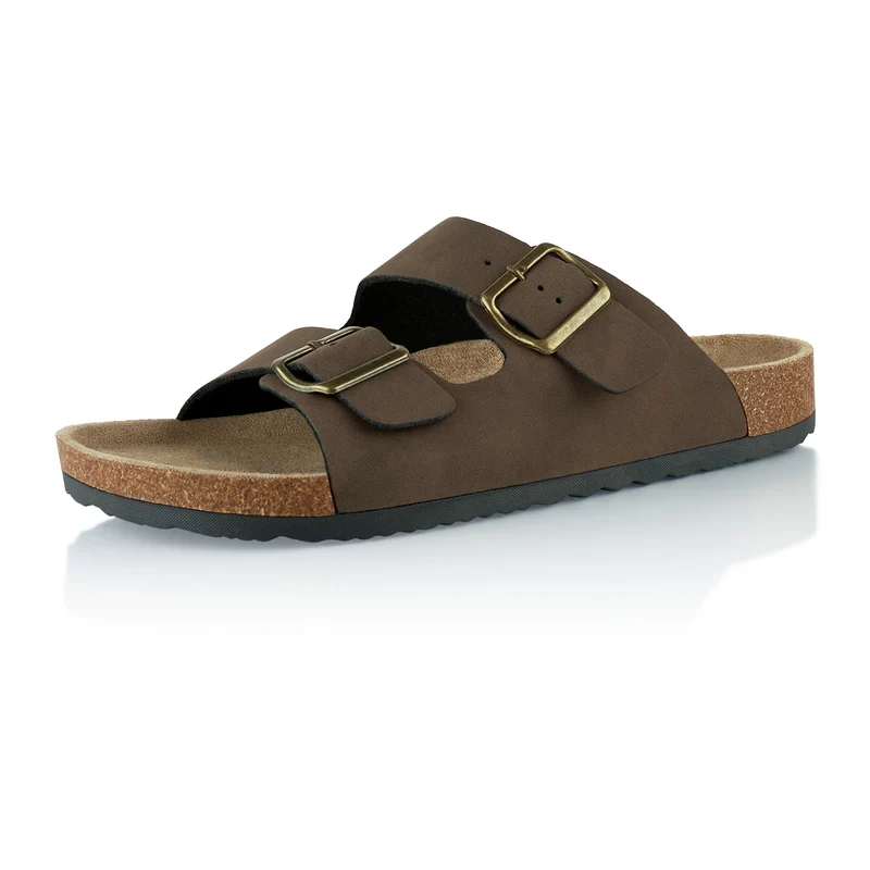 Pantoletten mit Kork-Fußbett