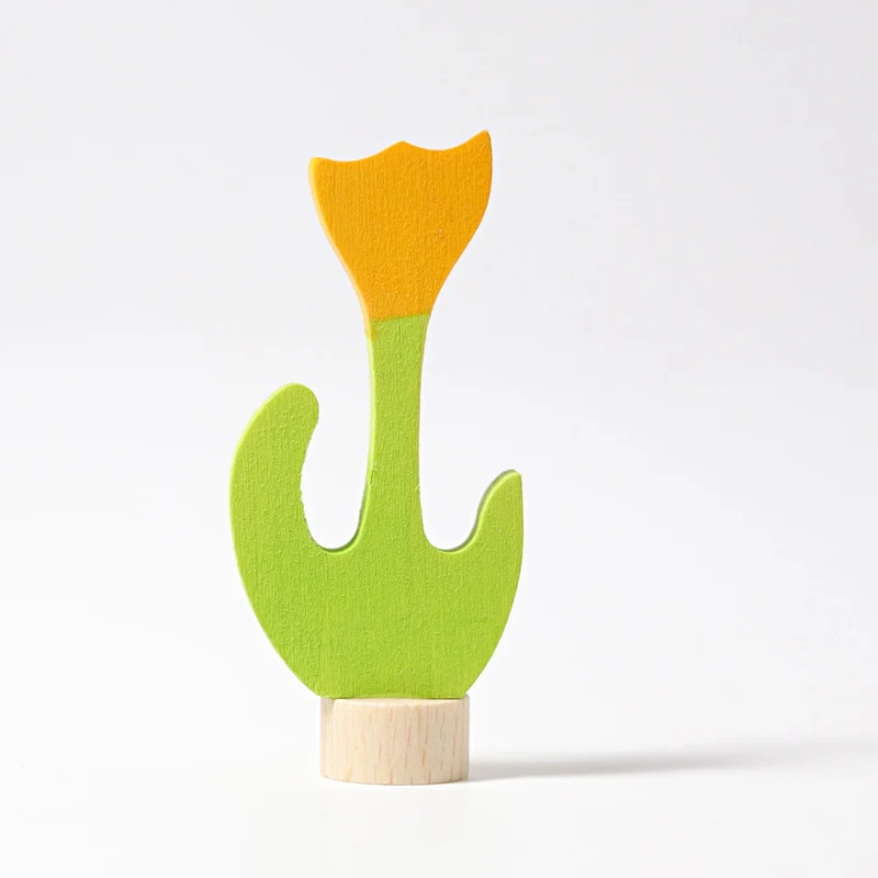Steckfigur gelbe Tulpe - von Grimm's