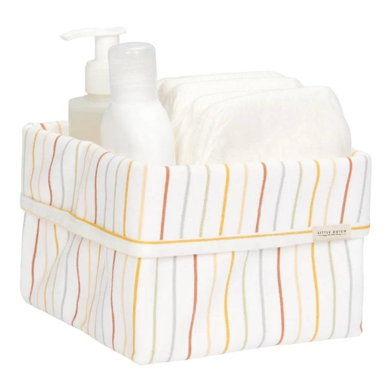 Pflegekörbchen klein Vintage sunny stripes - von little dutch