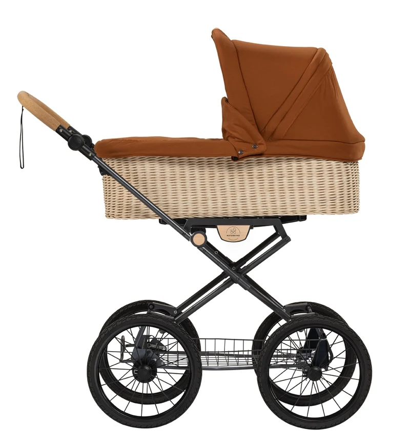 IDA Kinderwagen geflochten Terracotta - von Naturkind