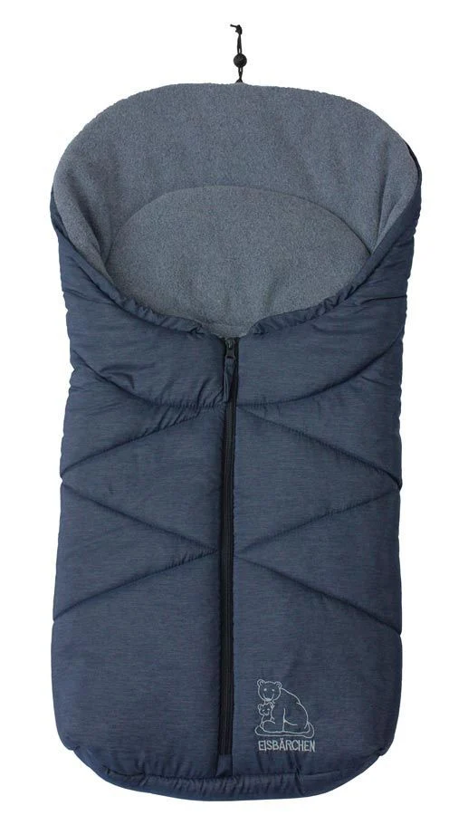 Fußsack blau meliert - von Heitmann