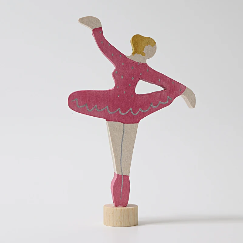 Steckfigur Ballerina Rubinrot - von Grimm's