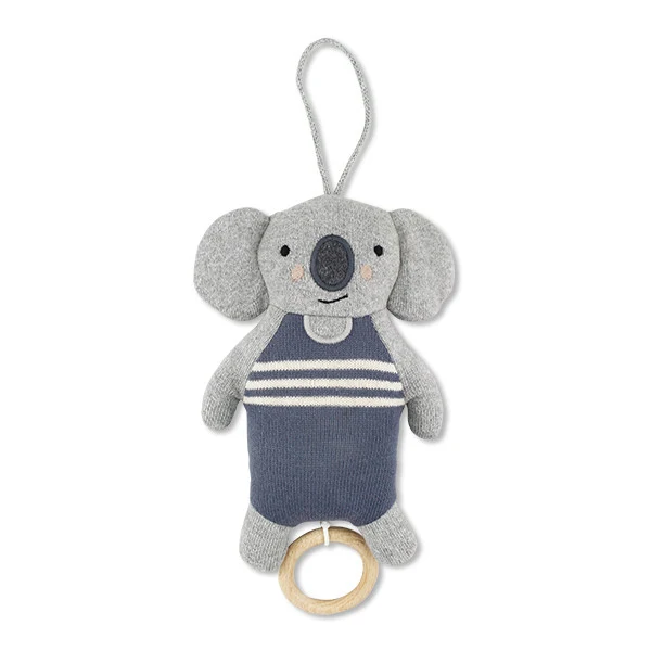 Strickspieluhr Koala, blau - von ava&yves