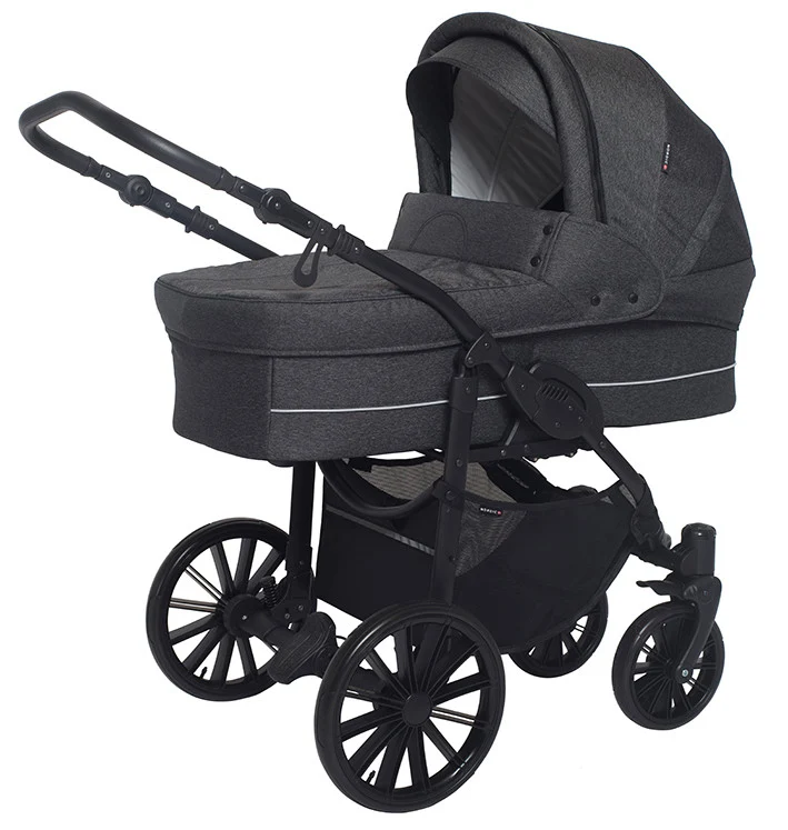 Nordic Lux Dunkelgrau Melange - von Basson Baby