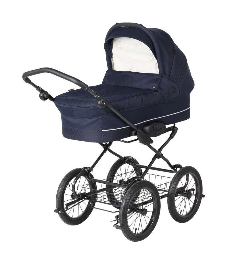 Grande Soft Dunkelblau Quilt - von Basson Baby