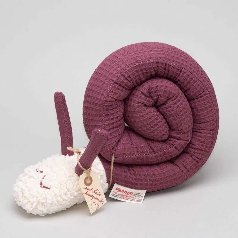 Tinéba Kuschelschnecke - malve Waffelpiqué