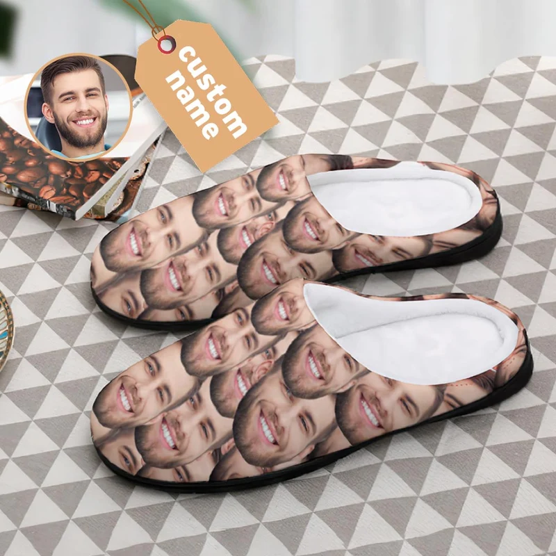 Pantoffeln mit Gesicht - unverwechselbar personalisierbar