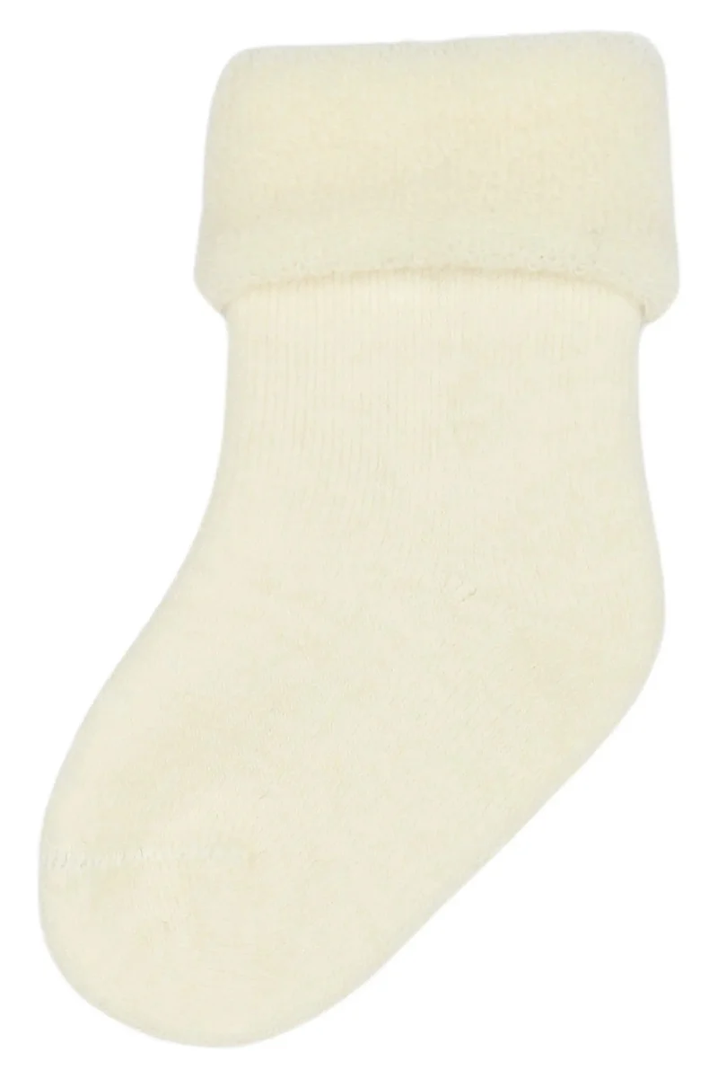 MINIPOP Merinowolle Socken - créme