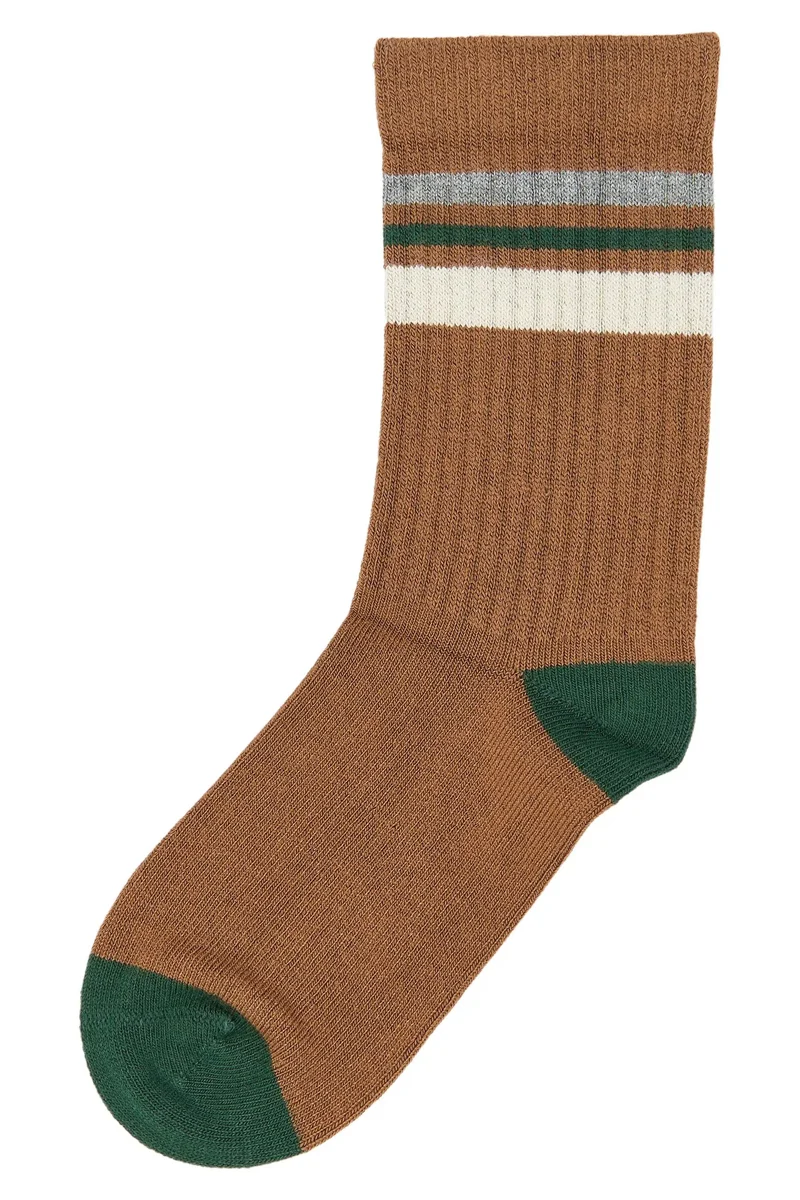 MINIPOP Bambus Socken - zimt / tanne