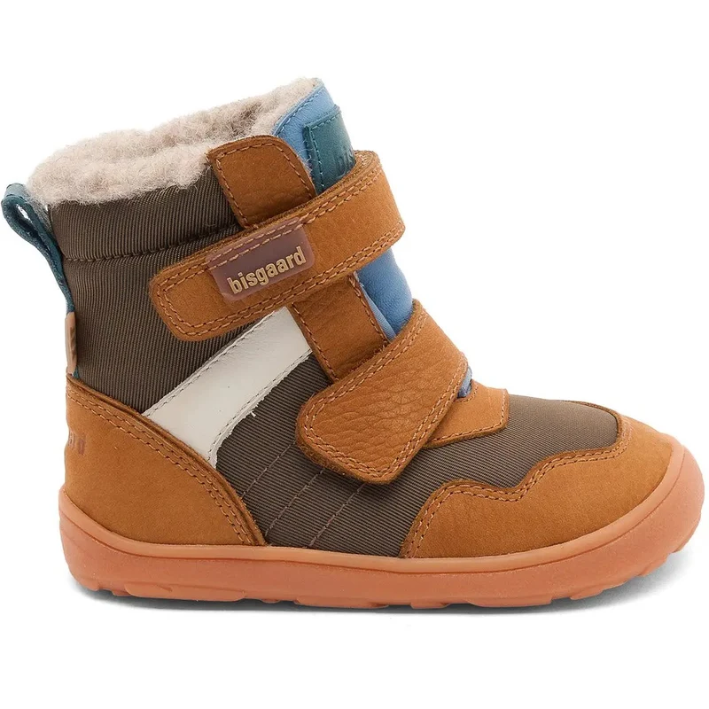 BISGAARD Barfuß TEX Stiefel 64129-5114 - cognac / blau