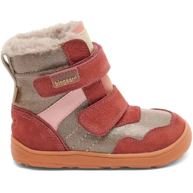 BISGAARD Barfuß TEX Stiefel 64129-5115 - beere / roségold / gold