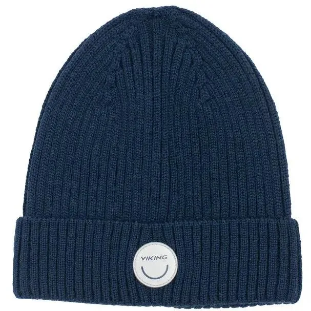 VIKING Mütze PLAY WOOL RIB BEANIE - navy
