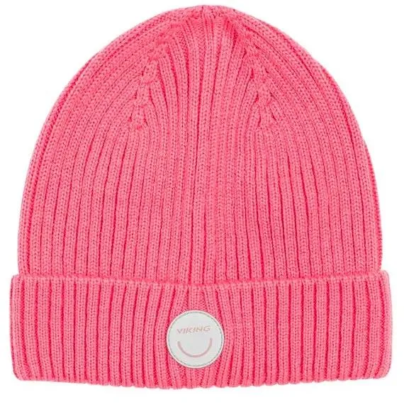 VIKING Mütze PLAY WOOL RIB BEANIE - pink