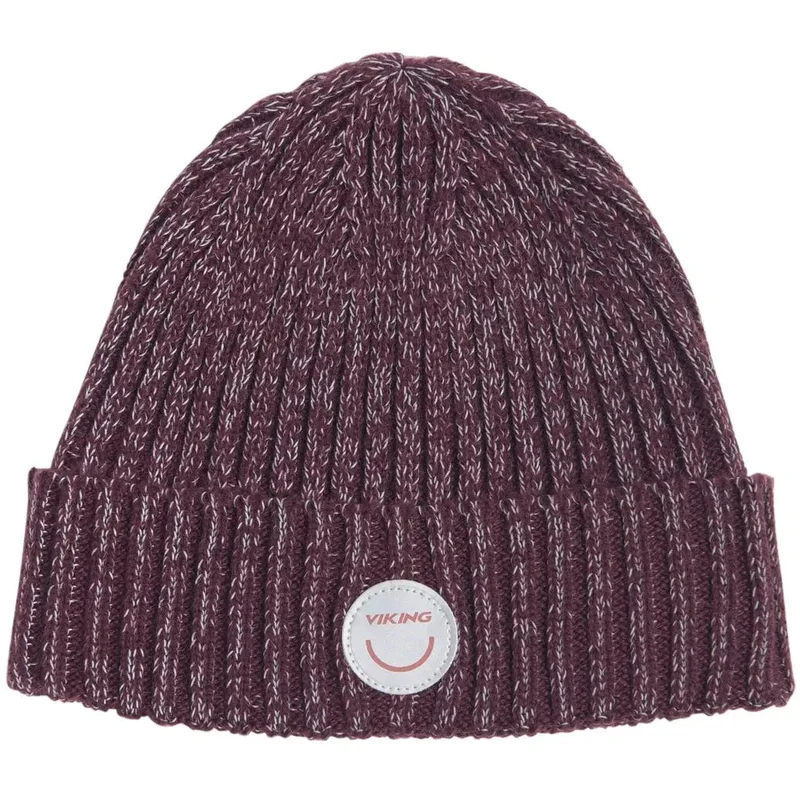 VIKING Mütze FUN REFLEX BEANIE - pflaume