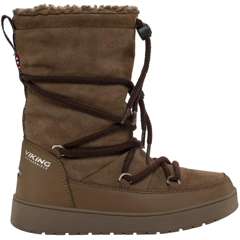 VIKING TEX Stiefel SNOWCORD TALL WARM WP - braun