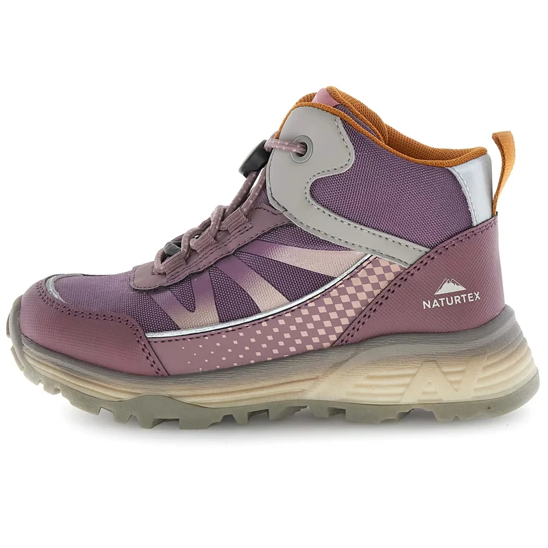 NATURINO NATURTEX Knöchelschuh DRYFORCE - flieder / kürbis