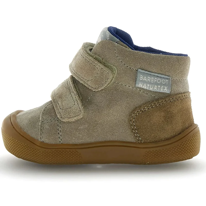 NATURINO NATURTEX Knöchelschuh SPINNI - taupe / sand / royalblau