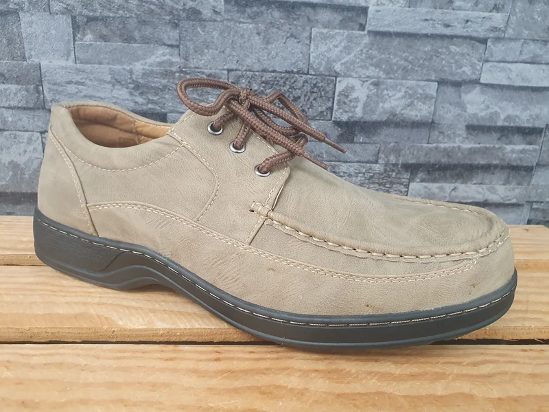 Magnus Herren Halbschuhe Schuhe Beige Gr. 42