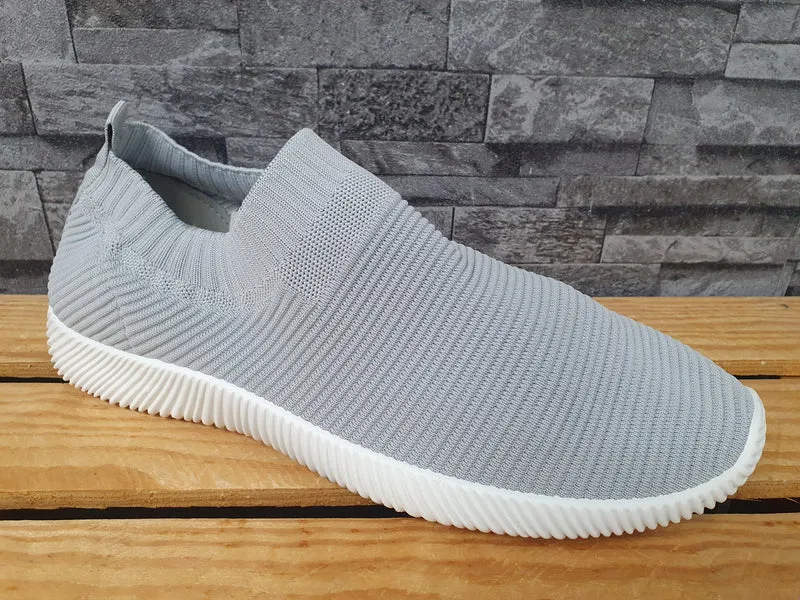 Herren Sneaker Sportschuhe Schuhe Grau Gr. 44, 45