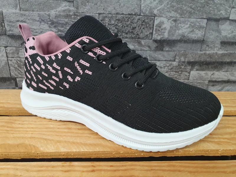 Scandi Damen Sneaker Schuhe Freizeitschuhe Schwarz Gr. 36-37