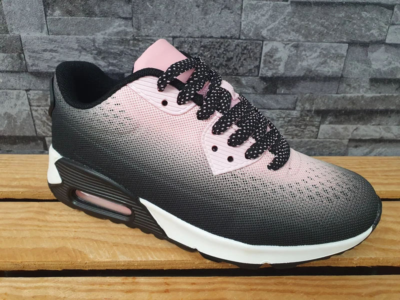 Damen Sneaker Sportschuhe Schuhe Schwarz Gr. 36-37