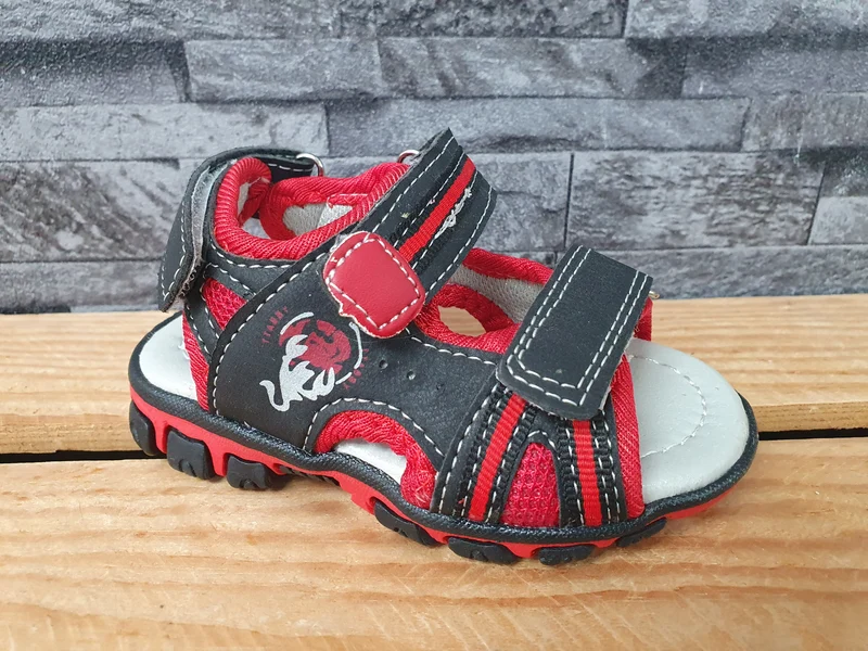 Baby Kinder Sandalen Sandalette Schuhe Sommer Rot & Braun & Schwarz