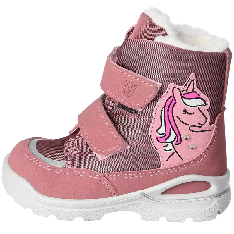 RICOSTA SYMPA-TEX BLINKER Stiefel ANKI - altrosa / Einhorn