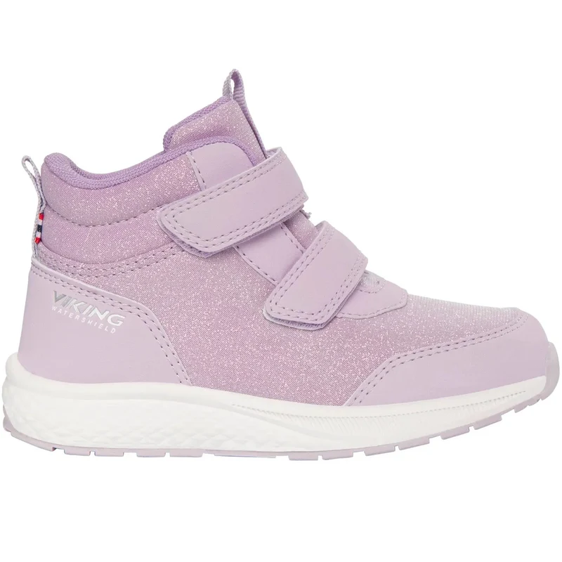 VIKING TEX Knöchelschuh BOUNCY MID WP 2V - lila / Glitzer