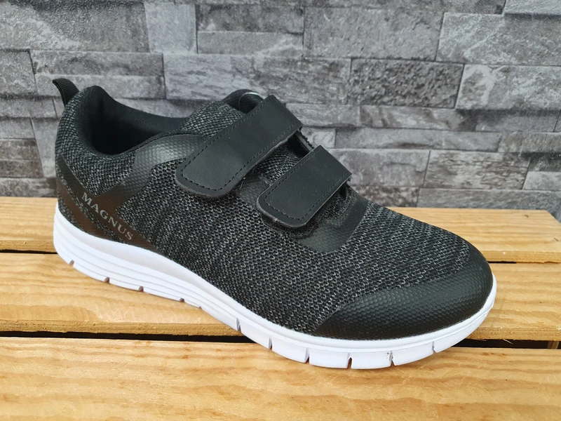 Magnus Herren Sportschuhe 2 x Klett EVA Sohle Blau & Schwarz