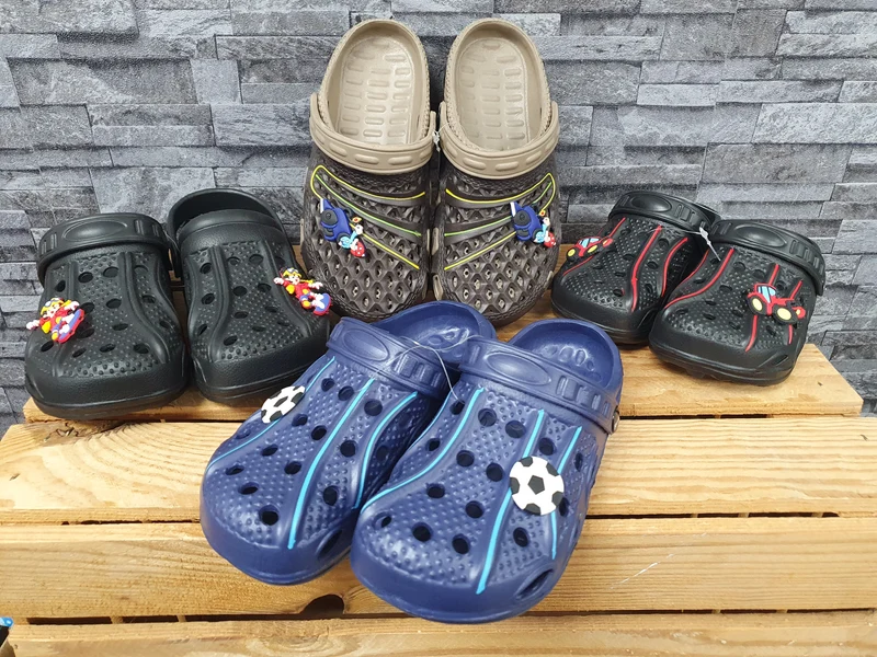 Clogs Kinder Hauschuhe Strandschuhe Motiv