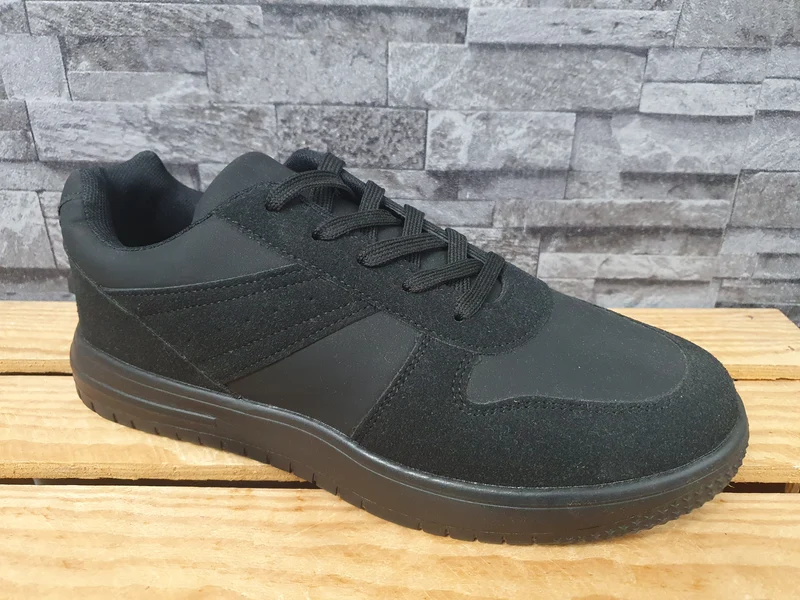 Magnus Herren Sportschuhe Sneaker Nubuck Schwarz Größe 41-44