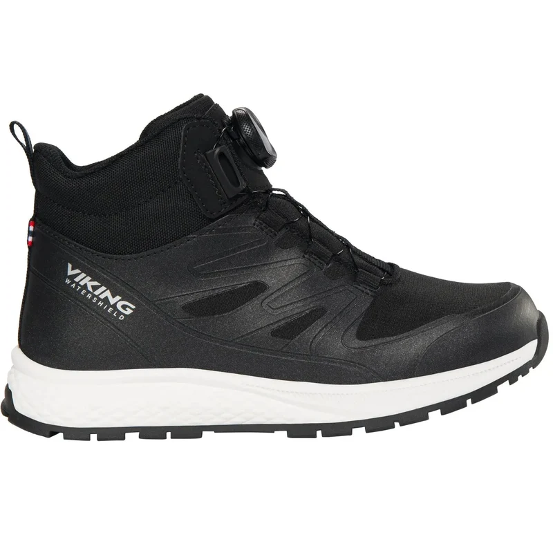 VIKING TEX Knöchelschuh EQUIP MID WP BOA - schwarz