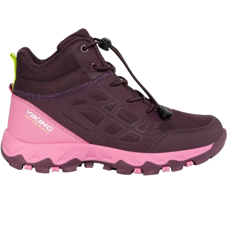 VIKING TEX Knöchelschuh TRACK MID SL - pflaume / pink