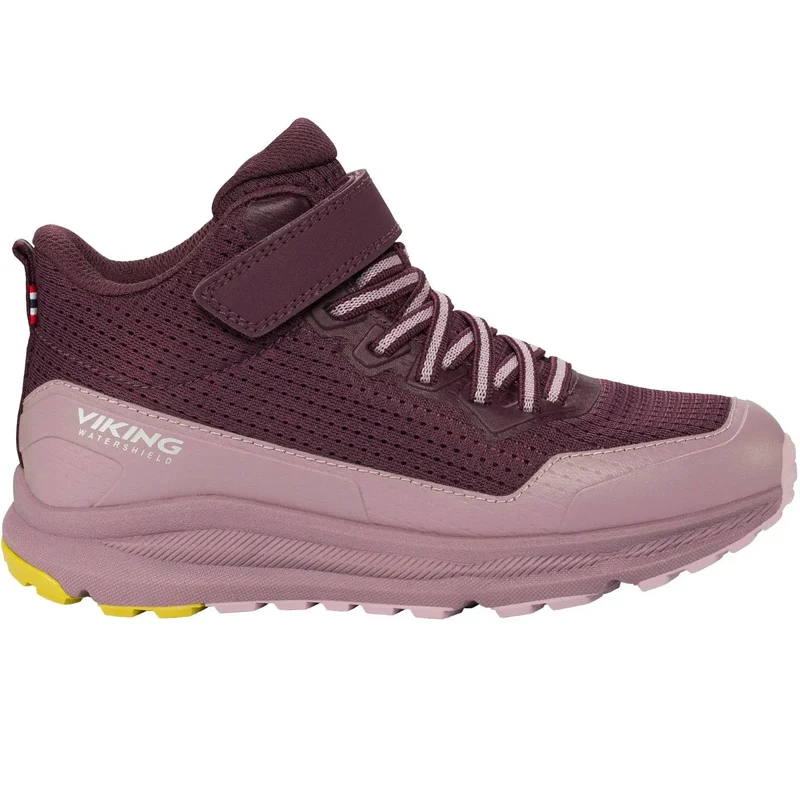 VIKING TEX Knöchelschuh FLOW MID WP 1V - pflaume