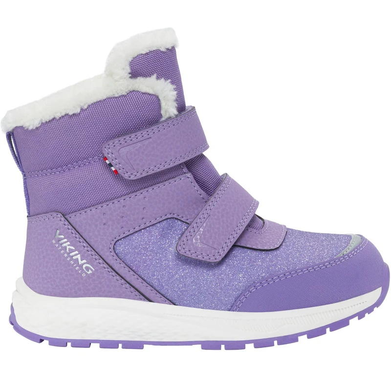 VIKING TEX Knöchelschuh EQUIP WARM WP 2V - lila / flieder / Glitzer