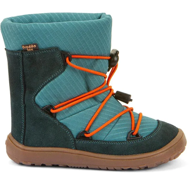 FRODDO TEX Barfuß Stiefel G3160251-3 - petrol / orange