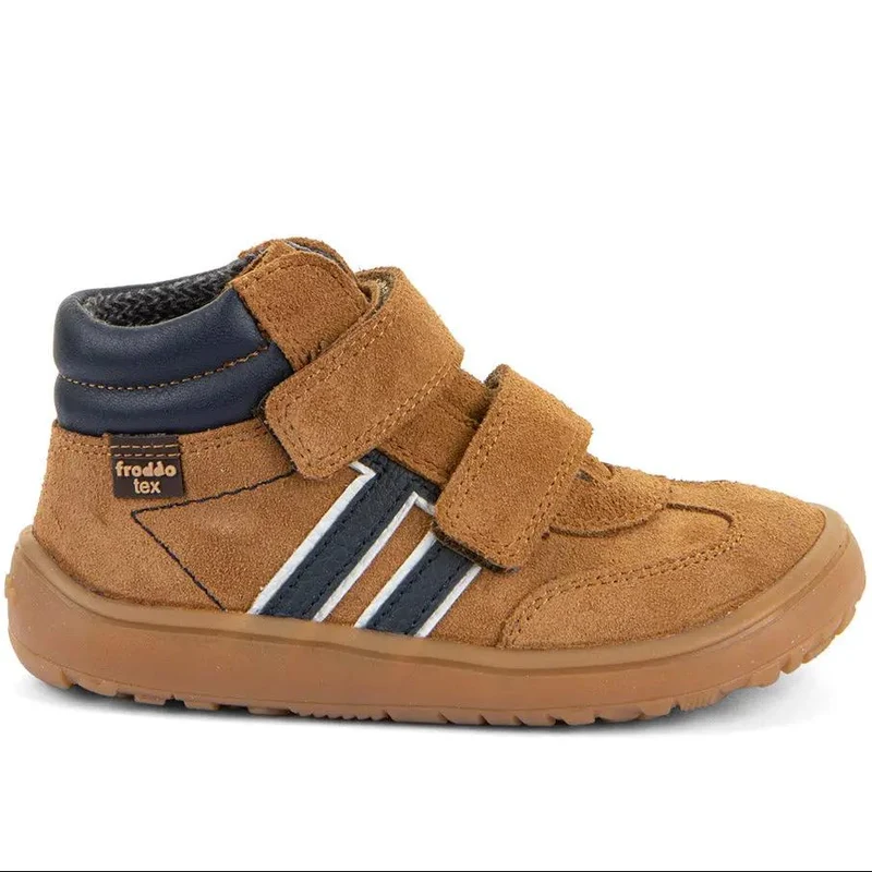 FRODDO TEX Barfuß Knöchelschuh G3110285-18 - cognac / petrol
