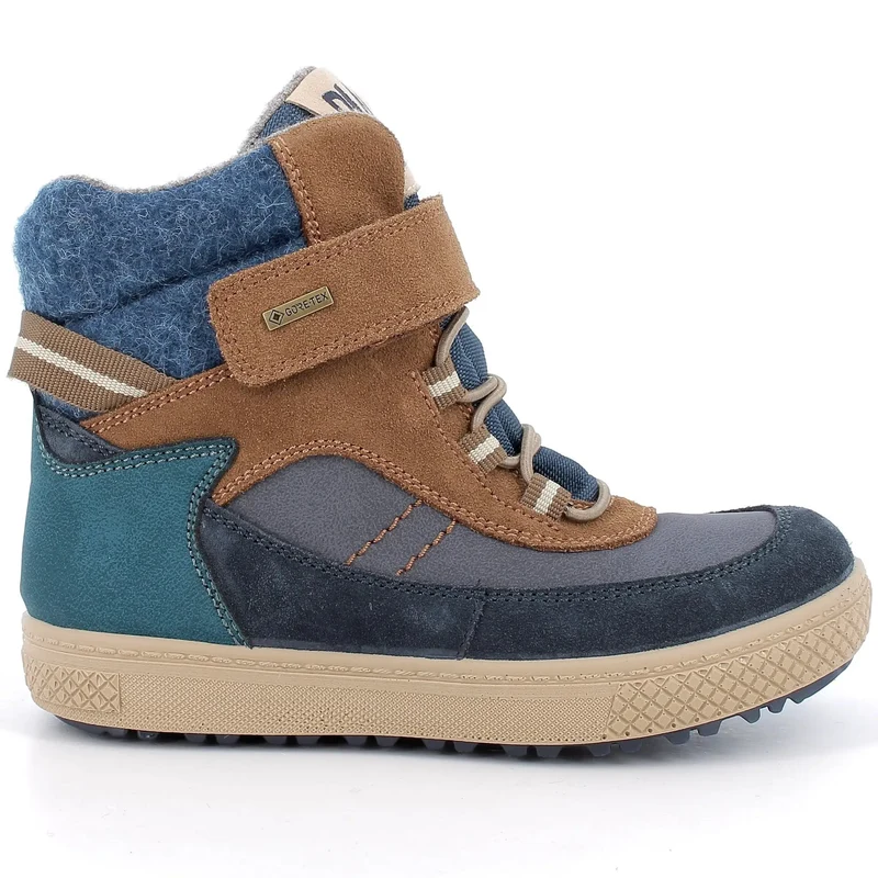 PRIMIGI GORE-TEX Knöchelschuh BARTH 23865-00 - braun / grau / türkis