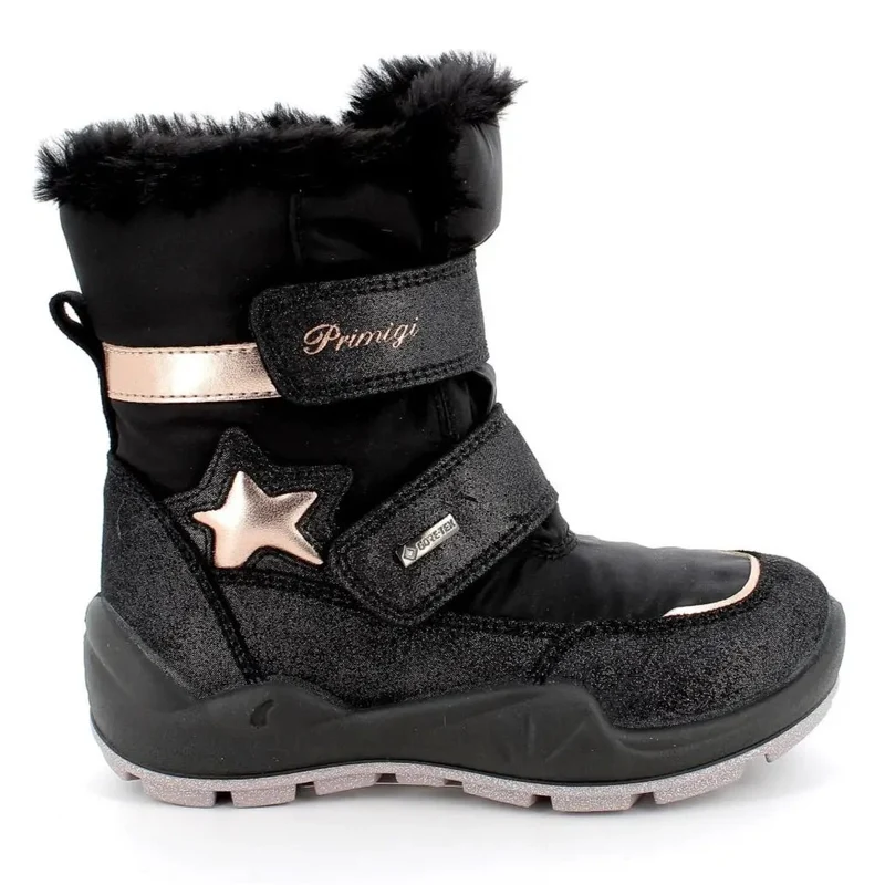 PRIMIGI GORE-TEX Stiefel WINGER 23791-00 - schwarz / bronze / Stern / Glitzer