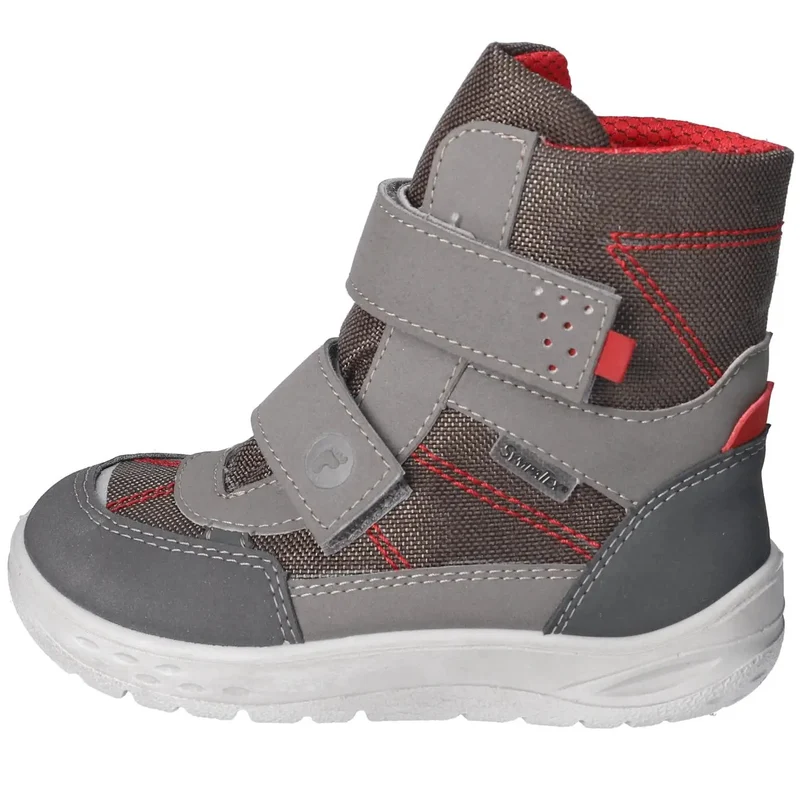 RICOSTA SYMPA-TEX Stiefel UKI - grau / rot
