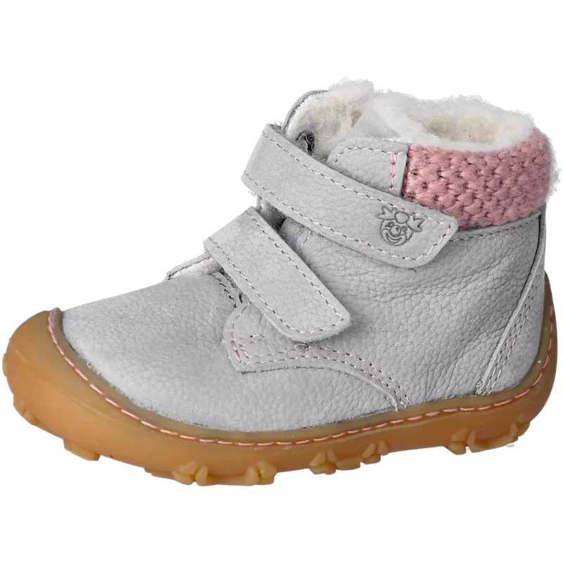 RICOSTA Knöchelschuh NICO - hellgrau / rosa