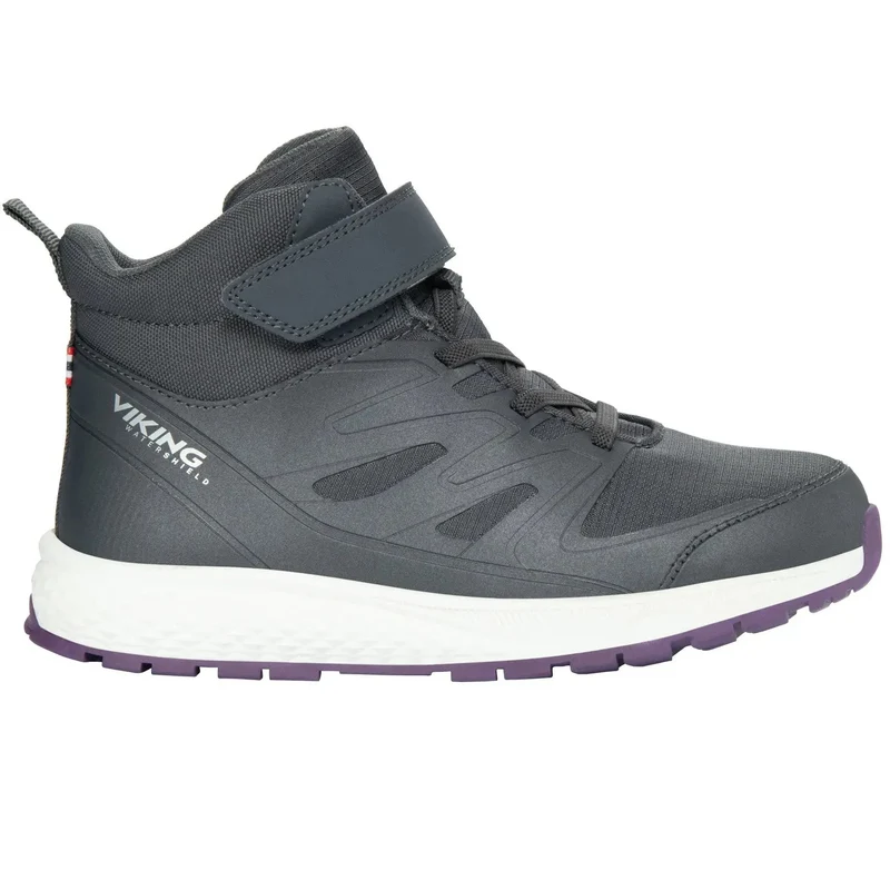 VIKING TEX Knöchelschuh EQUIP MID WP 1V - grau / lila