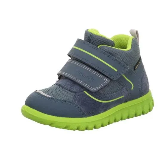 SUPERFIT GORE-TEX Knöchelschuh SPORT7 MINI 6189-802 - blau / neongrün