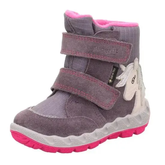 SUPERFIT GORE-TEX Stiefel ICEBIRD 6010-851 lila - pink - Pferd