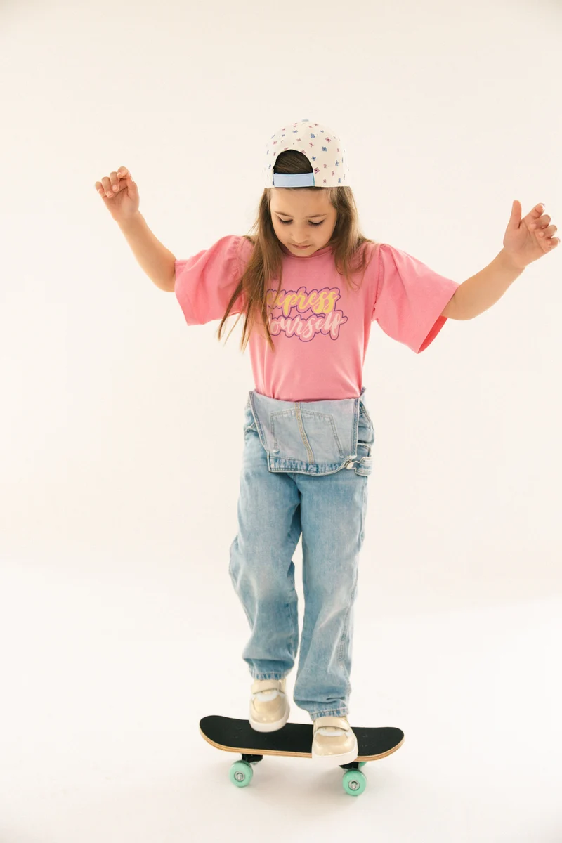 Express Yourself Mädchen T-Shirt