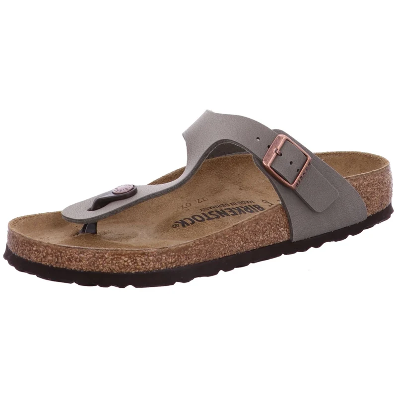 Birkenstock Pantolette Gizeh grau