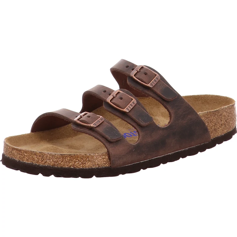 Birkenstock Pantolette Florida Habana braun