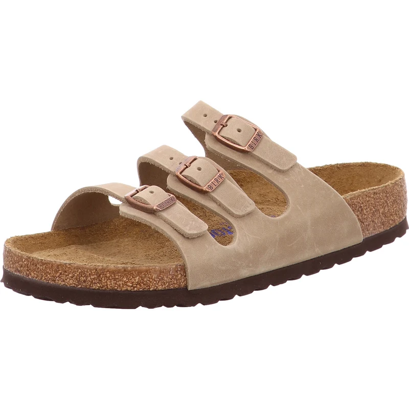 Birkenstock Pantolette Florida braun