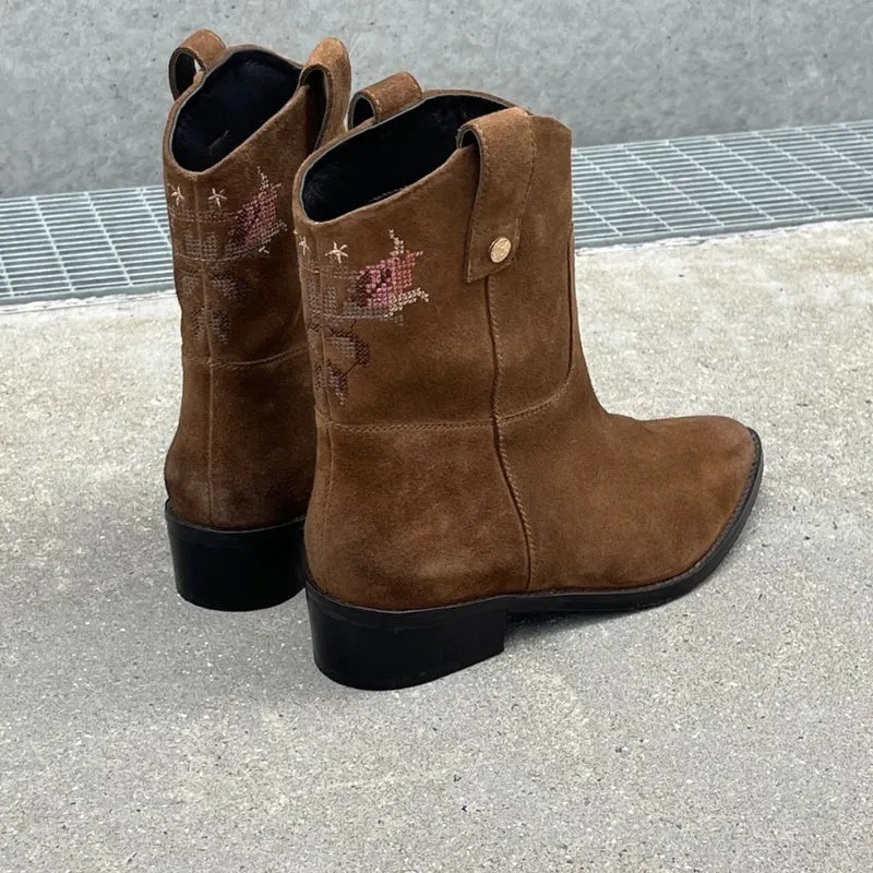 THE MONICE BOOT - COGNAC